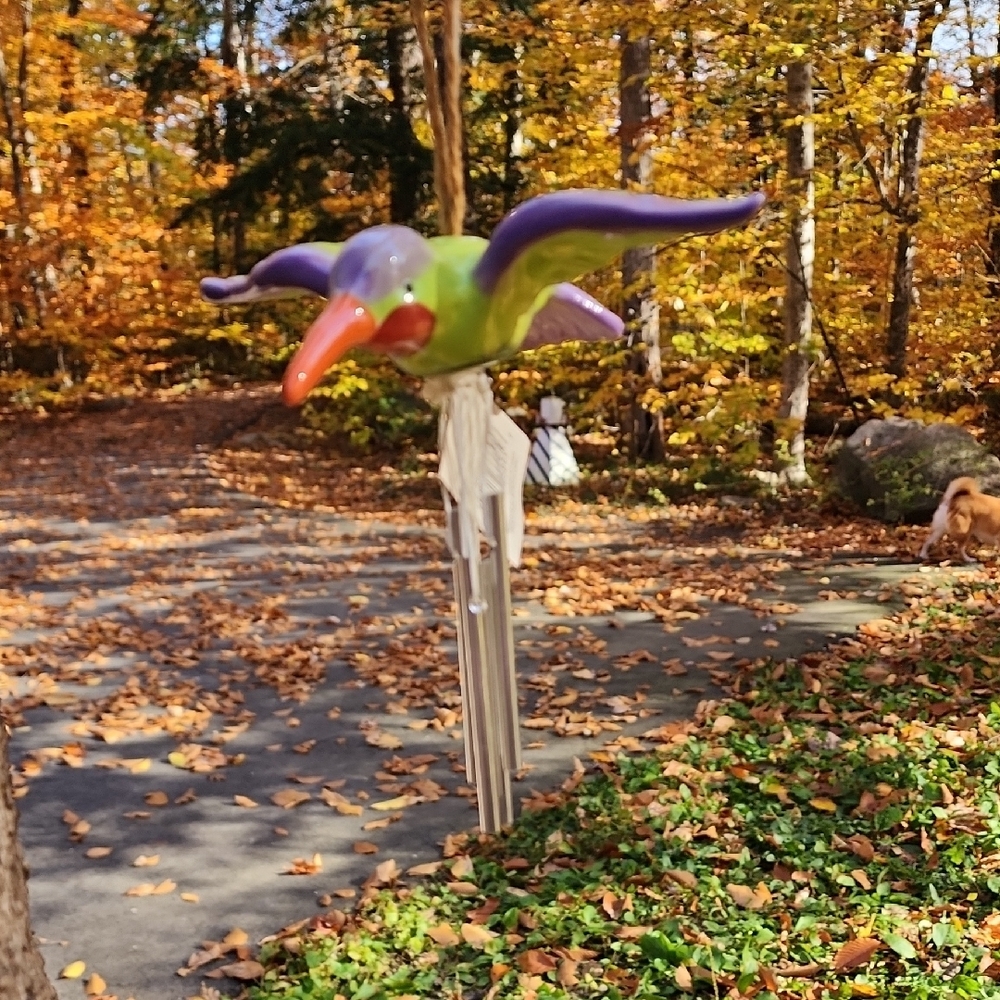 Colorful Bird Garden Ornament
